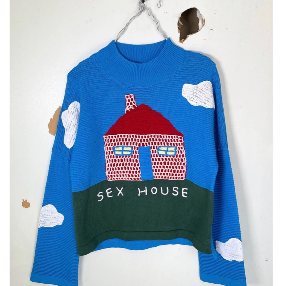 Fashion Brand Company sex house sweater by Penelope Gazin